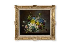 λ CECIL KENNEDY (BRITISH 1905-1997), A STILL LIFE OF FLOWERS