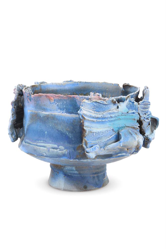 COLIN PEARSON (BRITISH, 1927-2007), LARGE FOOTED VESSEL WITH 'WINGS'