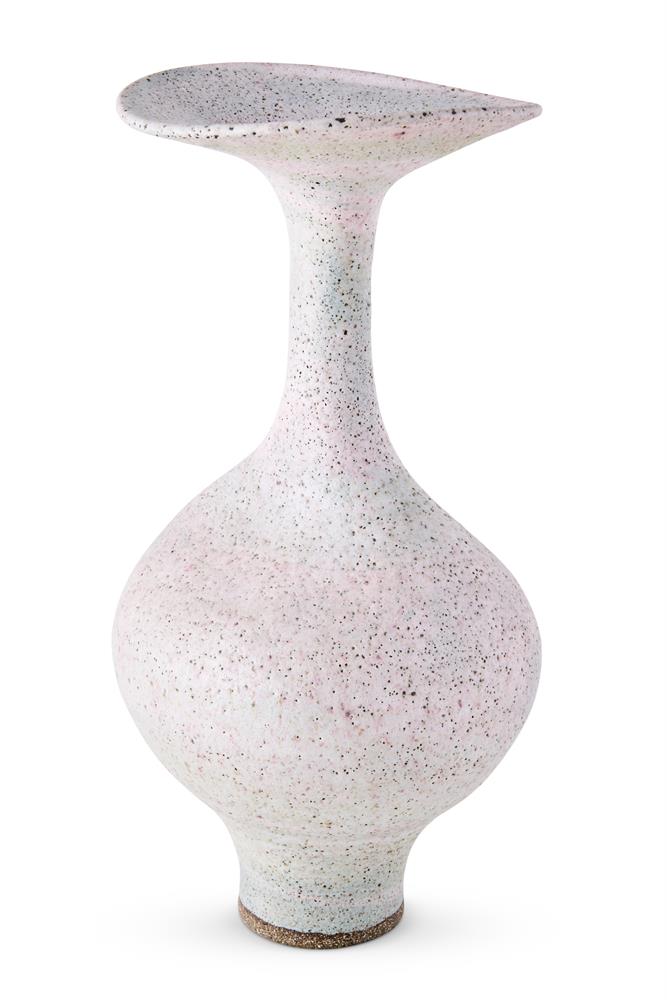 DAME LUCIE RIE (AUSTRIAN/BRITISH, 1902-1995), BOTTLE VASE WITH FLARED LIP