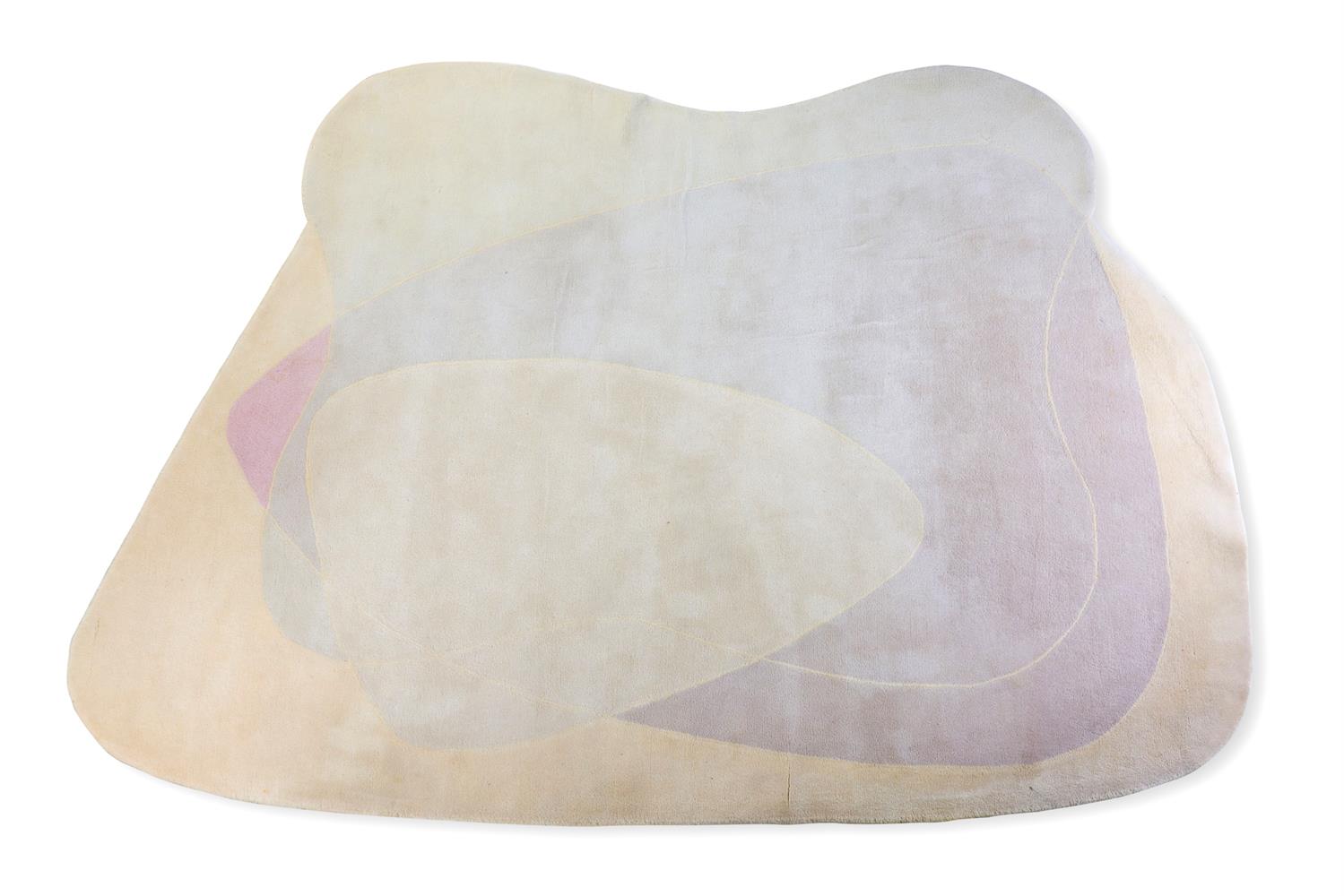 A LARGE MODERN WOOL RUG DESIGNED BY ROBERT GILLAN