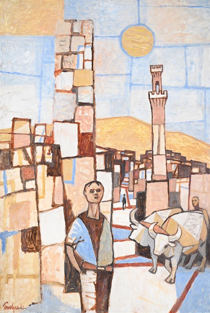 JULIAN TREVELYAN (BRITISH 1910-1988), SIENA, ITALY