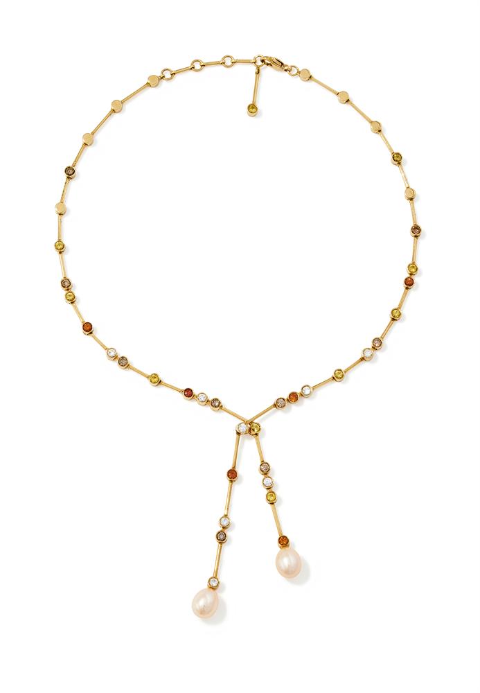 CHANEL, A DIAMOND AND COLOURED SAPPHIRE 'COCO A VENISE' NECKLACE