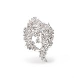 A DIAMOND BROOCH