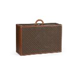 LOUIS VUITTON, MONOGRAM, A VINTAGE COATED CANVAS HARD SUITCASE