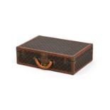 LOUIS VUITTON, MONOGRAM, A VINTAGE COATED CANVAS HARD SUITCASE