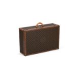 LOUIS VUITTON, MONOGRAM, A VINTAGE COATED CANVAS HARD SUITCASE
