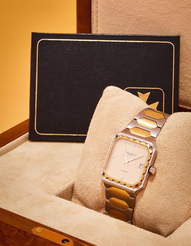 VACHERON CONSTANTIN, 222, REF. 46004, A BI-METAL BRACELET WATCH WITH DATE
