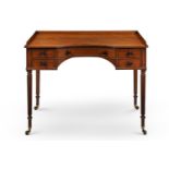 Y A REGENCY MAHOGANY SIDE OR DRESSING TABLE, ATTRIBUTED TO GILLOWS, CIRCA 1815