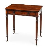 Y A REGENCY MAHOGANY 'CHAMBER' TABLE, IN THE MANNER OF GILLOWS, CIRCA 1815