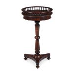 Y A GEORGE IV ROSEWOOD OCCASIONAL TABLE, ATTRIBUTED TO GILLOWS, CIRCA 1825