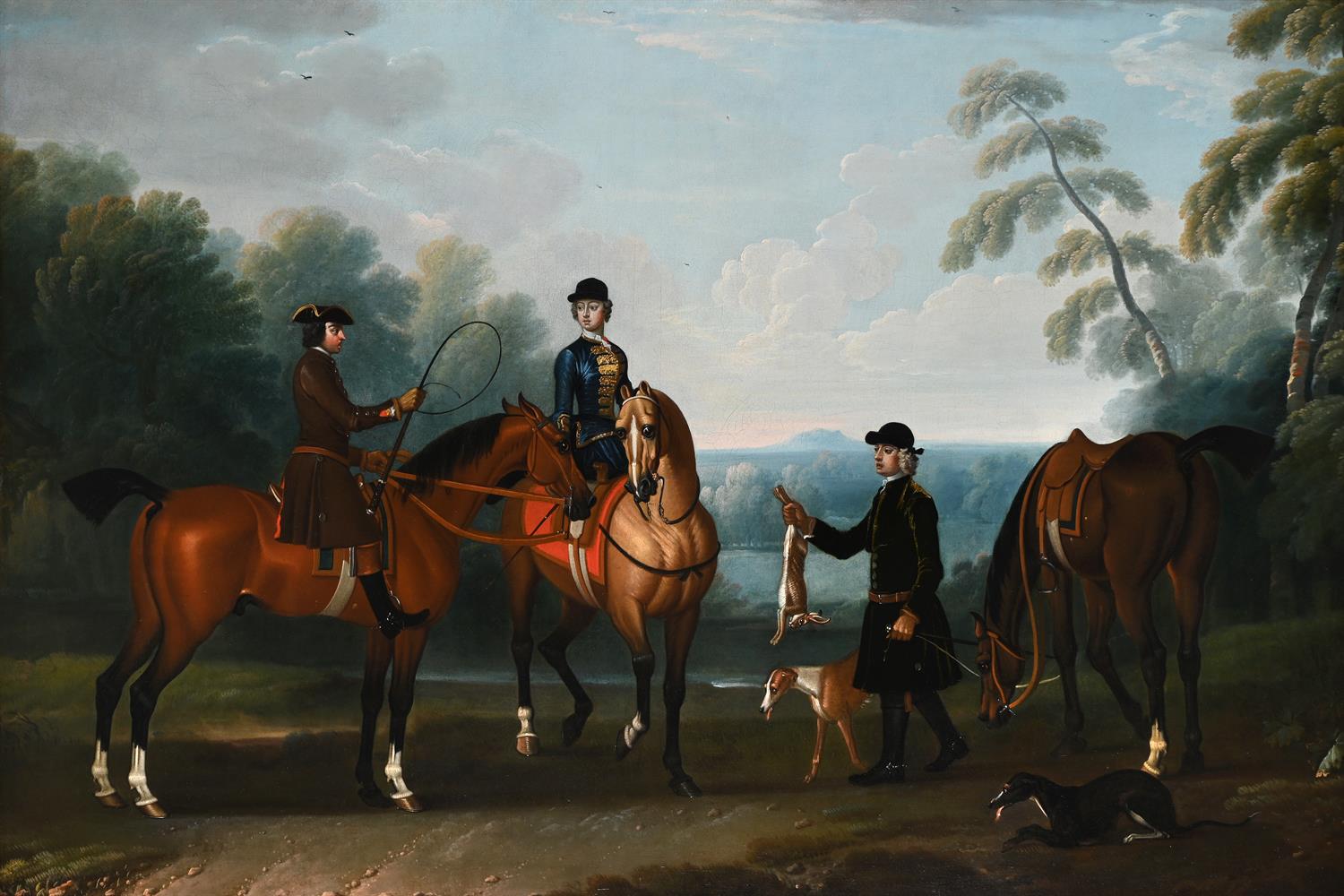 JAMES SEYMOUR (BRITISH 1702-1752), AND THOMAS SPENCER (BRITISH 1700-1753), HARE COURSING