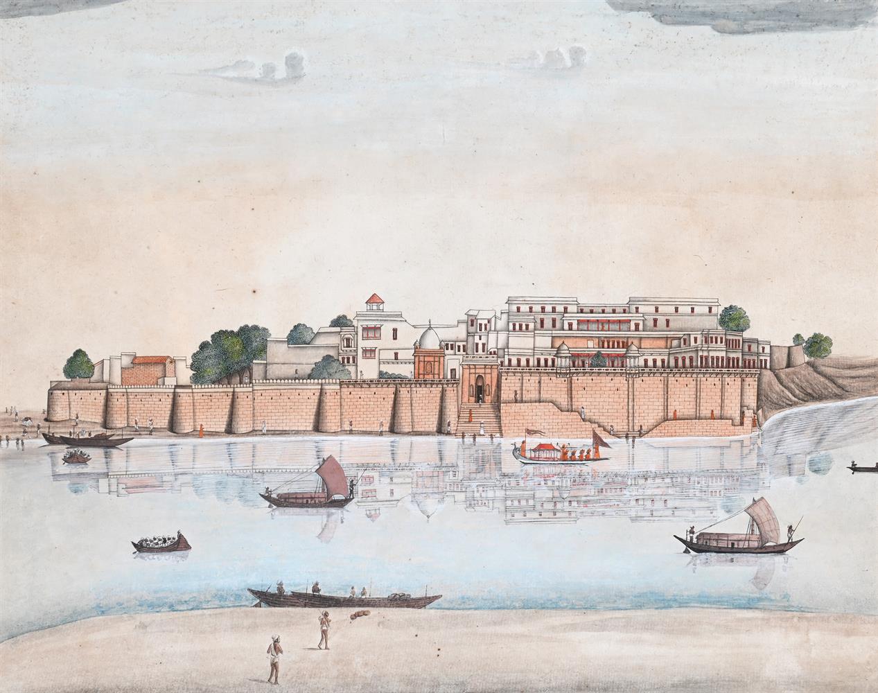 MURSHIDABAD ARTIST WORKING FOR JAMES HOARE (CIRCA 1790 -1795), A VIEW OF THE FORT AT RAMNAGUR