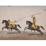 DELHI SCHOOL, ARTIST WORKING FOR LIEUTENANT-COLONEL SKINNER (CIRCA 1824), SIX WATERCOLOURS