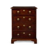 A GEORGE III MAHOGANY BEDSIDE COMMODE, CIRCA 1760
