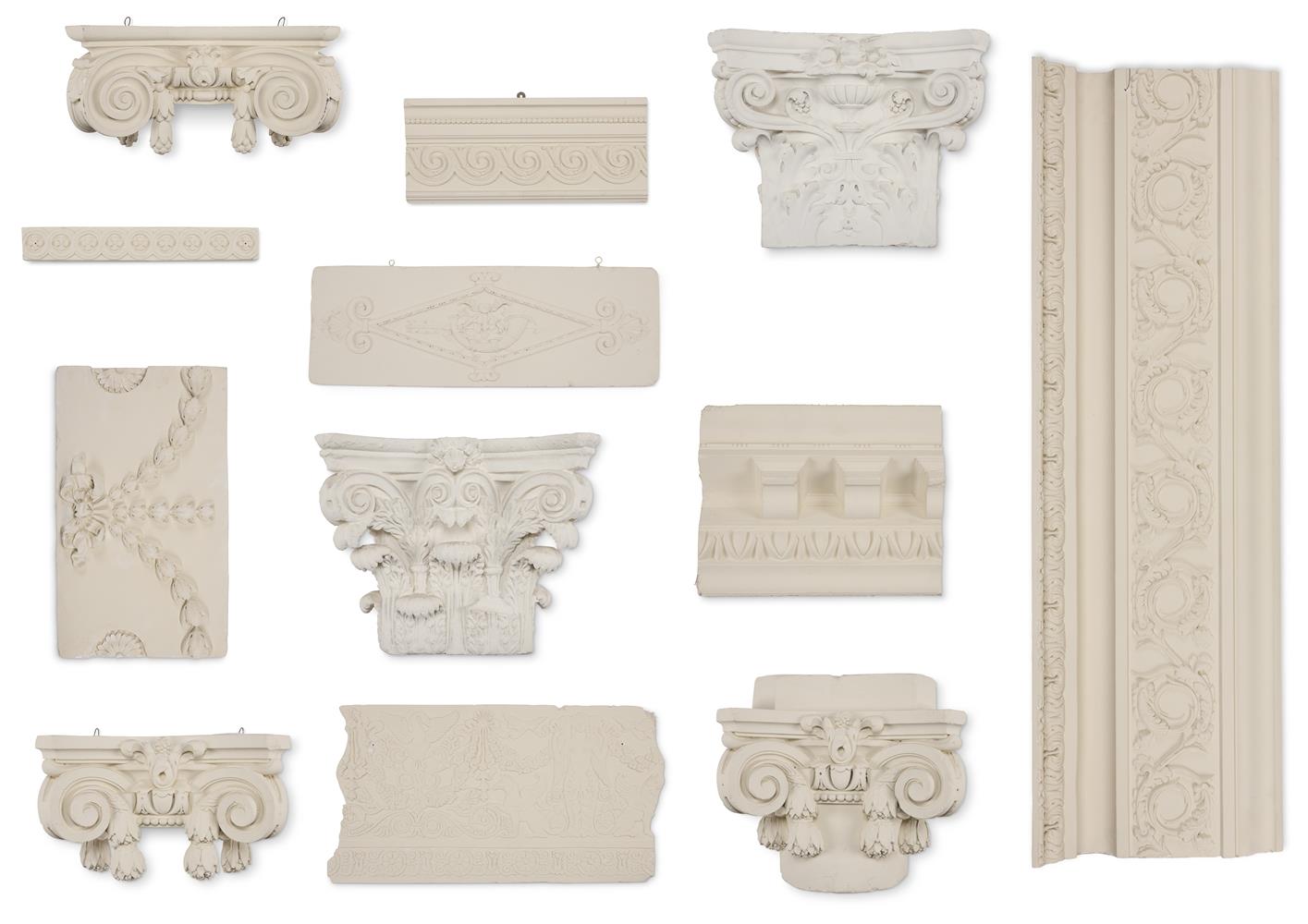 PETER HONE: A COLLECTION OF TWELVE CLASSICAL PLASTER CASTS