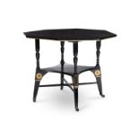 A VICTORIAN AESTHETIC MOVEMENT TABLE, IN THE MANNER OF CHRISTOPHER DRESSER, LATE 19TH CENTURY