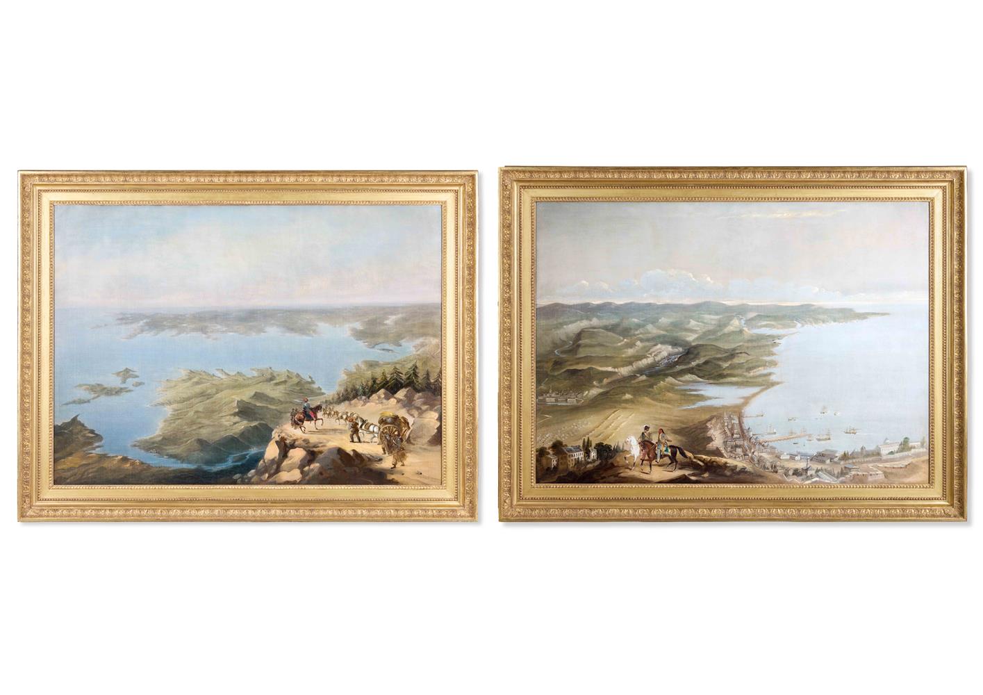 ENGLISH SCHOOL (19TH CENTURY), AFTER THOMAS PACKER, TWO VIEWS DEPICTING SITES OF THE CRIMEAN WAR