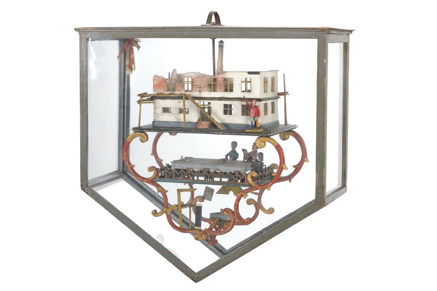 AN ARCHITECT'S SHOP SIGN, 19TH CENTURY
