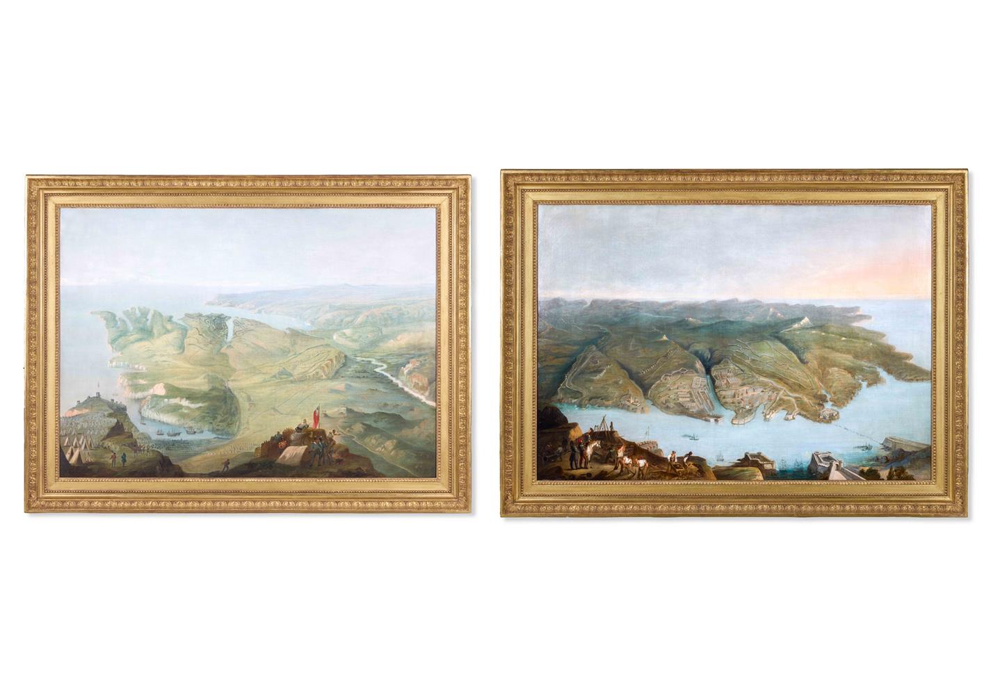 ENGLISH SCHOOL (19TH CENTURY), AFTER THOMAS PACKER, TWO VIEWS DEPICTING SITES OF THE CRIMEAN WAR