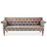 A REGENCY 'CAMPAIGN' MAHOGANY SOFA, CIRCA 1820