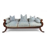A GEORGE IV MAHOGANY SOFA, ATTRIBUTED TO JOHN TAYLOR