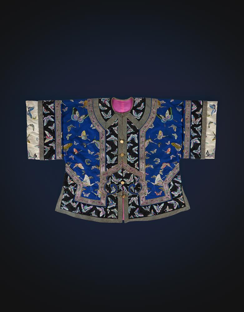 A fine and rare Chinese Manchu lady's informal jacket