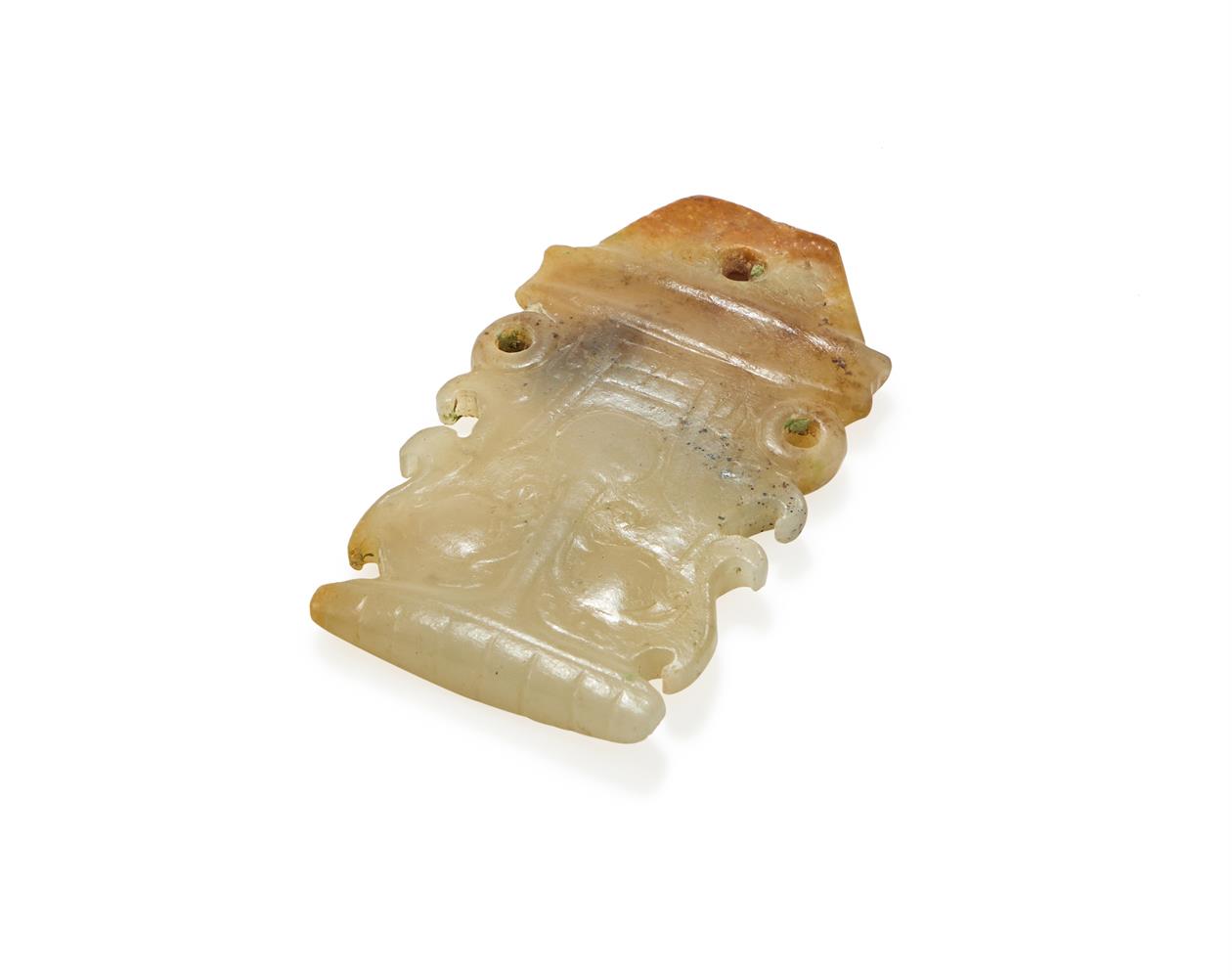A Chinese carved jade pendant