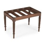 A REGENCY MAHOGANY LUGGAGE STAND, ATTRIBUTED TO GILLOWS, CIRCA 1815