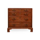 A GEORGE II MAHOGANY CHEST OF DRAWERS, CIRCA 1750