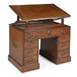 A GEORGE III MAHOGANY ARCHTECT'S DESK, IN THE MANNER OF THOMAS CHIPPENDALE, CIRCA 1770