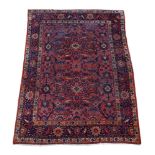 A ZIEGLER MAHAL CARPET, CIRCA 1890