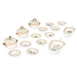A GROUP OF ROYAL COPENHAGEN FLORA DANICA PORCELAIN