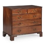 A GEORGE III MAHOGANY AND PADOUK CHEST OF DRAWERS, IN THE MANNER OF THOMAS CHIPPENDALE, CIRCA 1770
