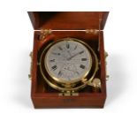 A REGENCY EIGHT-DAY MARINE CHRONOMETER AWARDED SECOND PRIZE AT THE GREENWICH TRIALS