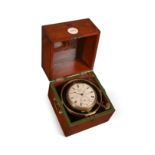 A FINE AND VERY RARE GEORGE III EIGHT-DAY MARINE CHRONOMETER