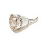 A GEORGE III SILVER WINE FUNNEL, MAKER'S MARK ... .M, LONDON 1812