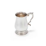 A GEORGE IIII SILVER BALUSTER MUG, JOHN DUTTON, LONDON 1773