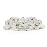 MEISSEN, FLOWERS AND BUTTERFLIES, AN EXTENSIVE PORCELAIN DINNER-SERVICE, CIRCA 1910