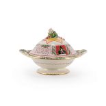 DAME LAURA KNIGHT (BRITISH, 1877-1970), 'CIRCUS' SERVING DISH WITH LID, DESIGNED 1934