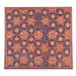 A SILK EMBROIDERED SUZANI PANEL