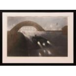 Two Roy Nockolds Prints, Colourised by Nick Hayley Roy Nockolds Jaguar C-type Le Mans winner 1951. A