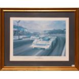 Alan Fearnley 'Jaguar Returns', Silverstone (1986). Barry Bowyer, Return to Le Mans (2001), James