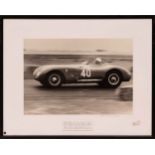 Racing Aston Martin and Jaguar, by Peter McCall (5) Five fine monochrome images of Sports Racing