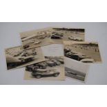 Monochrome images of Jaguar and Jaguar Powered Sports and Sports-Racing Cars Original and