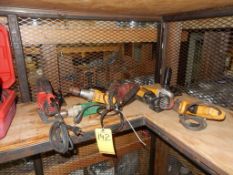 LOT MISC. DRILLS, GRINDERS & JIG SAWS