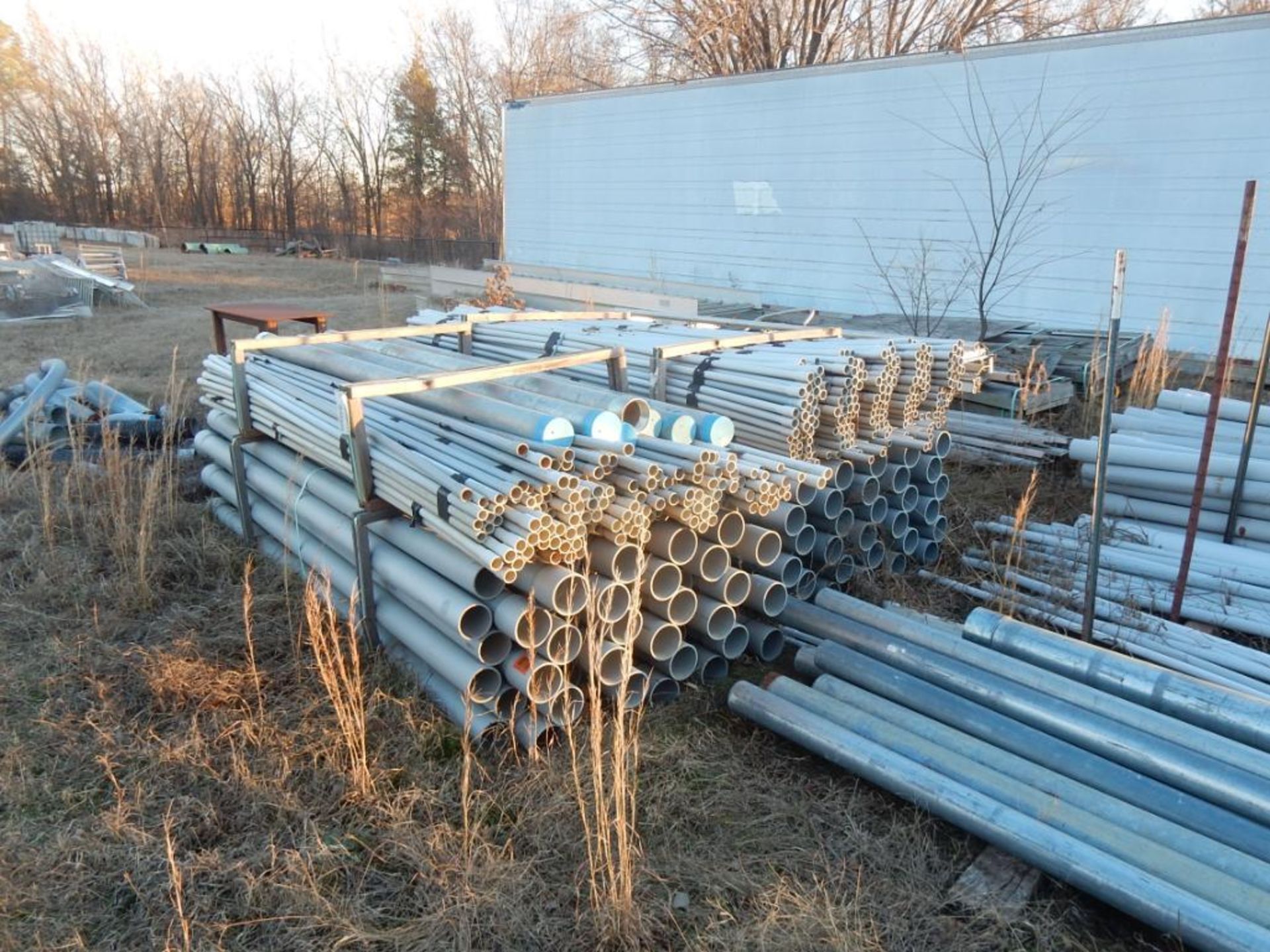 LOT MISC. GALV. RIDGID CONDUIT, PVC, LIQUID TYPE FLEXIBLE CONDUIT ...
