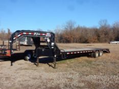PJ TRAILERS GOOSENECK TRAILER, M# LD322, VIN# 4P5LD3220L1326855, 2019, 25,000 LB. GVWR, TANDEM DUALS