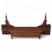 Early 20th century mahogany wall shelf