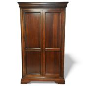 Willis & Gambier - French cherry wood double wardrobe