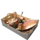 Victorian copper kettle